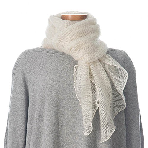 (ランジェレイン) L'Angelaine キッドモヘヤ・シルク ニットショール S