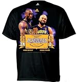 Kobe Bryant & Derek Fisher Los Angeles Lakers 5X Championship Teammates 2010 Champs T-shirt