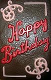 Dark Chocolate Happy Birthday Greeting Card