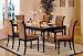 Antique Black And Roasted Chestnut Dining Table