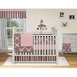 Brooke 4 Piece Crib Bedding Set
