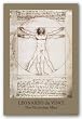Vitruvian Man by Leonardo Da Vinci 24"x36" Art Print Poster