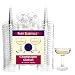 NorthWest Enterprises CHAMP4-10/40 Partyware Plastic 2-Piece Champagne Glass, 4-Ounce Capacity, Clear (10 Packs of 40)