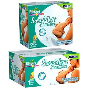 Pampers Swaddlers Sensitive Diapers - Extra Large Pack