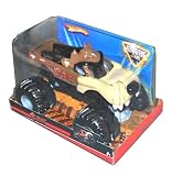 Taz..hot Wheels Monster Jam 1:24 Scale Die Cast Official Monster Truck 2009 Series (T1028) - Tazmanian Devil TAZ with Monster Tires, Working Suspension and 4 Wheel Steering (Dimension - 7