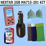 Nextar MA71520 2GB MP3 Player With FM Tuner + Accessory Kit