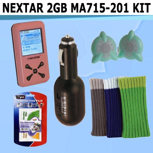Electronics: Nextar MA71520 2GB MP3 Player With FM Tuner + Accessory Kit