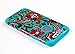 iPhone 6, DandyCase 2in1 Hybrid High Impact Hard Vintage Floral Pattern + Teal Silicone Case Cover for Apple iPhone 6 (4.7