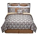 Waves Bed in a Bag - Blue/ Brown