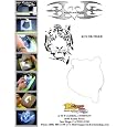 Bengal TIGER Animal AIRBRUSH STENCIL-AIR BRUSH TEMPLATE