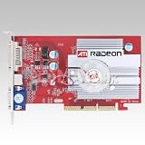 SHK Radeon 9250 256MB AGP DVI VGA Video Graphics Card 9200 series