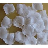 500 White Silk Rose Petals Wedding Party Favors, Brand New