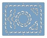 Fiskars 8.5x11 SHAPEBOSS Template CIRCLE SWIRL (5611)