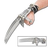 Skull & Bones Gauntlet Style Hand Claws Dagger