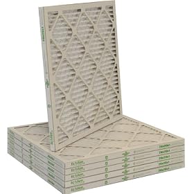 Buy (6 Pack) 14 x 30 x 1 MERV 13 Pleated Air Filter by EcoAire Filters now!
