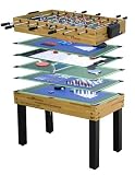Deluxe 12-in-1-Multifunktionstisch – Tischfußball, Tischtennis, Hockey, Bowling,….