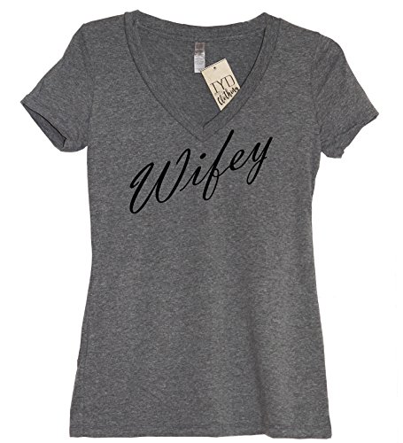IYD Clothing - Wifey Shirt Women's Soft Tri-blend V Neck