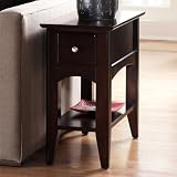 Riverside Cosmopolitan Chairside Table - Espresso Finish
