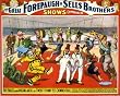 Circus Poster Twenty Funny Felt-Crowned Fools Photograph - Beautiful 16"x20" Photographic Print from the Library of Congress Collection