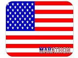 US Flag - Marathon, Florida (FL)  Mouse Pad