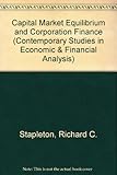 Capital market equilibrium and corporate financial decisions