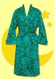 Review   / Bedhead Plus Size Emerald Ming Sateen Cotton Robe
