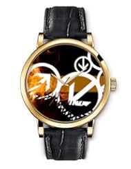 SPRAWL Aanalog Fashion Series Gold Ladies Watches of Genuine Black Leather Strap,Unique Wrist Watch for Women Girls Designed with white arrows