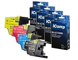 4x Compatible LC1240 LC1280 Printer Ink Cartridges - Black / Cyan / Magenta / Yellow for Brother DCP-J525W DCP-J725DW DCP-J925DW MFC-J430W MFC-J625DW MFC-J6510DW MFC-J6710D MFC-J6710DW MFC-J6910DW MFC-J825DW