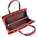 Dasein Classic Faux Leather Satchel Briefcase Handbag, Tablet, iPad Bag