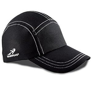 Headsweats Race Performance Sport Hat Cap (Black)