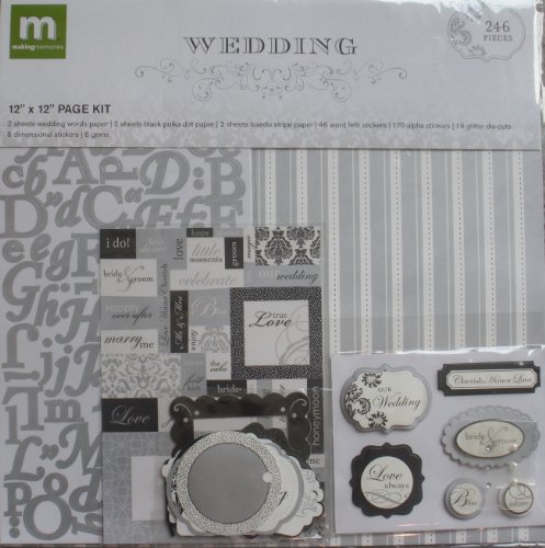 Wedding Scrapbook Page Kit