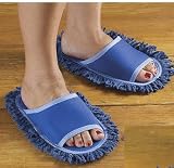 Dust Mop Slippers - BLUE