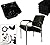 LCL Beauty Shampoo Package: Autorecline Shampoo Chair & Durable ABS Plastic Shampoo Bowl