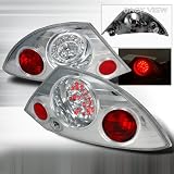 00 01 02 Mitsubishi Eclipse LED Tail Lights - Chrome (Pair) by Atomic