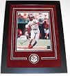 Ozzie Smith Autographed St. Louis Cardinals 8x10 Photo - Custom Framed