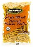 Mantova Italian Organic Whole Wheat Pasta, 1-Pound Bags (Pack of 12)