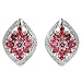 Superb Earrings With 2.40ctw Precious Stones - Genuine Diamonds and Tourmalines Beautifully Crafted in 14K White Gold. Total item weight 10.0g Length 22mm