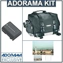 Canon Accessory Starter Kit for Digital Rebel XT and XTi (Includes 200DG Bag, NB-2LH Battery, & 58mm Haze Filter)