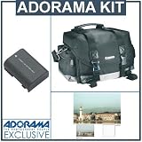 Canon Accessory Starter Kit for Digital Rebel XT and XTi (Includes 200DG Bag, NB-2LH Battery, & 58mm Haze Filter)