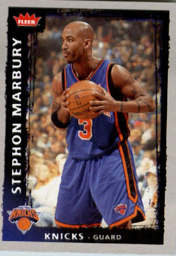 2008 2009 Fleer Basketball Card # 90 Stephon Marbury Knicks Mint Condition - Shipped In Protective ScrewDown Display Case!!