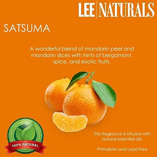 Satsuma Premium 6-Piece 12.8 oz Soy Wax Melt Clamshell - 4-Pack of naturally strong scented soy wax cubes throw 50+ hours of fragrance when melted in Scentsy®, Yankee Candle® or standard electric tart warmer + FREE Express Shipping!