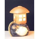 狸庭園燈（ねんね）　【信楽焼 灯り 陶照明】 ねんね