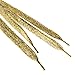 TopTie Metallic Lurex Flat Shoelaces, Fashion Bling Shoelaces, Price / Pair
