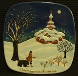 1974 Christmas Around the World Plate - Christmas in Bulgaria