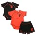 San Francisco Giants 3-piece Newborn Creeper and Short Set by Majestic Athletic
