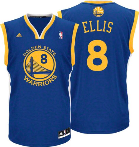 Monta Ellis Blue Adidas Revolution 30 NBA Replica Golden State Warriors Youth Jersey