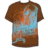 Impact Blue Recluse Big Print Subway T-Shirt In Coffee