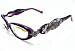 ED HARDY EHO709 Eyeglasses Vintage Tattoo EHO-709 Lavender/Lake Optical Frames