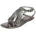 Jessica Simpson Women's Carline Sandal,Dark Pewter,8 M