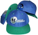 Dallas Mavericks Blue/ Green Two Tone Snapback Adjustable Plastic Snap Back Hat / Cap